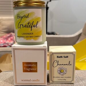 Candle and Bath Salt